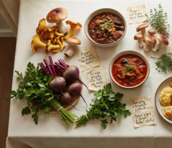 Sezonowe dania kuchni polskiej i europejskiej serwowane w jesiennym menu Savory Room Co