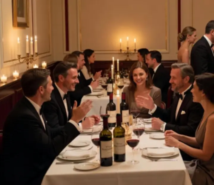 Goście w restauracji Savory Room Co podczas kameralnego wieczoru ruletkowego
